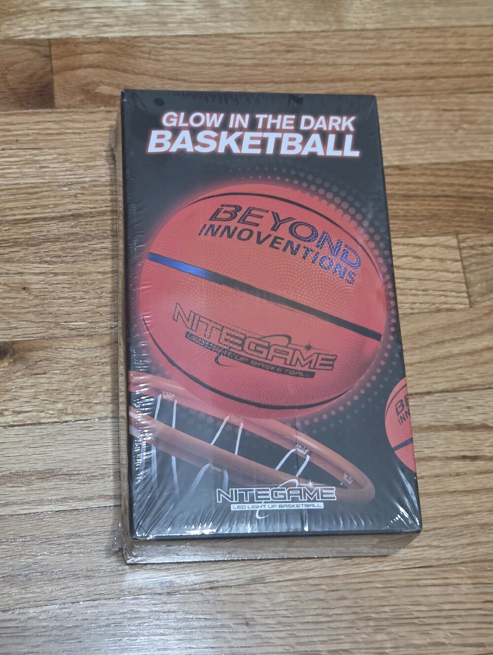 Glow In The Dark Basketball Nitegame LED Light Up 29.5" w/ Pump NEW